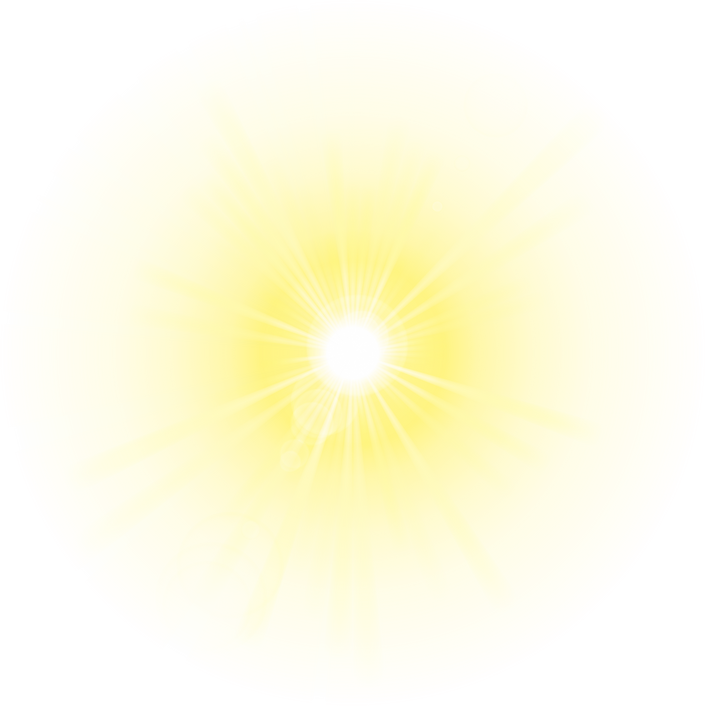 Flash sun light yellow